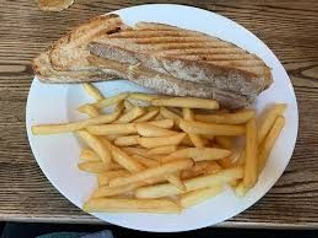 Cheese Toastie Chips and ham 