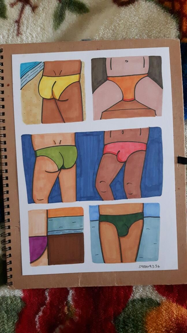 Speedo Drawing 9.3.24 (Original Art)