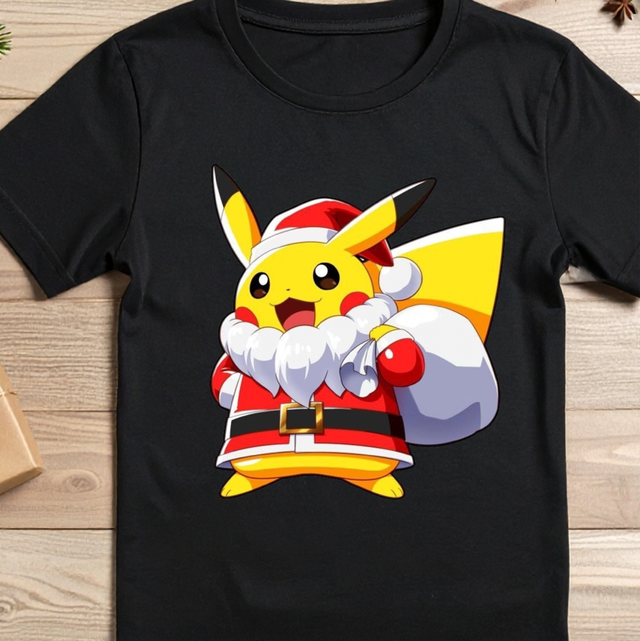 Pikachu Christmas T-shirt