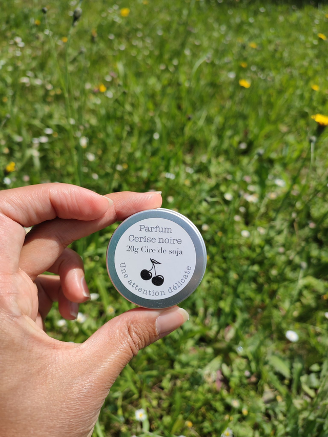Bougie parfumée cerise noire 20g
