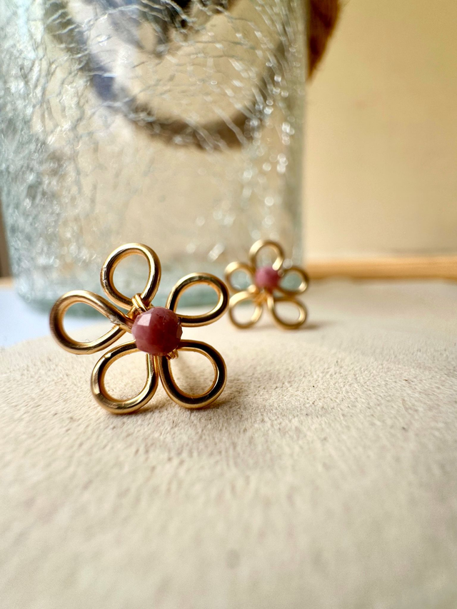 Boucles Poppy Rhodonite