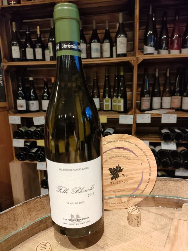 Folle Blanche - Franc de Pied 2019 - Blanc Sec Tranquille - Les Bêtes Curieuses (J. Huchet et J. Mourat)