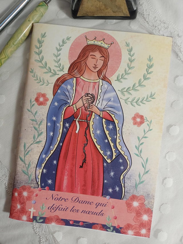 Carnet Notre Dame qui défait les noeuds
