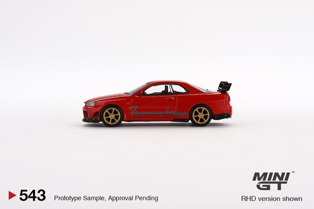 MGT00543 Mini GT 1/64 Nissan Skyline Tommykaira R RZ Edition Red (RHD)