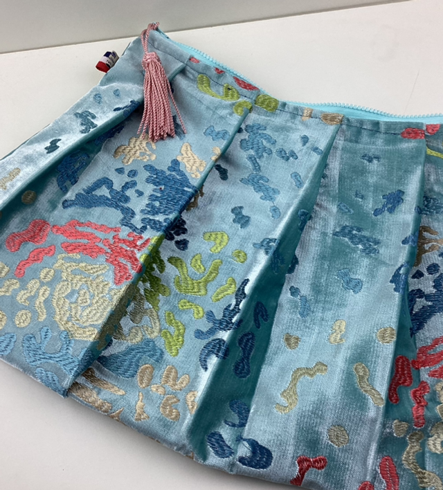 Grande trousse en velours 