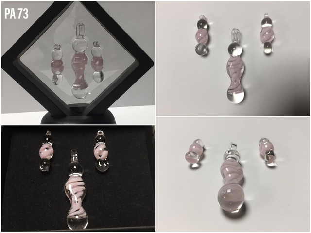 Parure pendentif et boucles d’oreilles réf PA 073