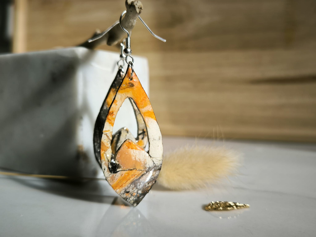 Boucles d'oreille douceur d'automne