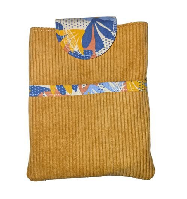 Pochette Livre en Velours Côtelé (format poche)