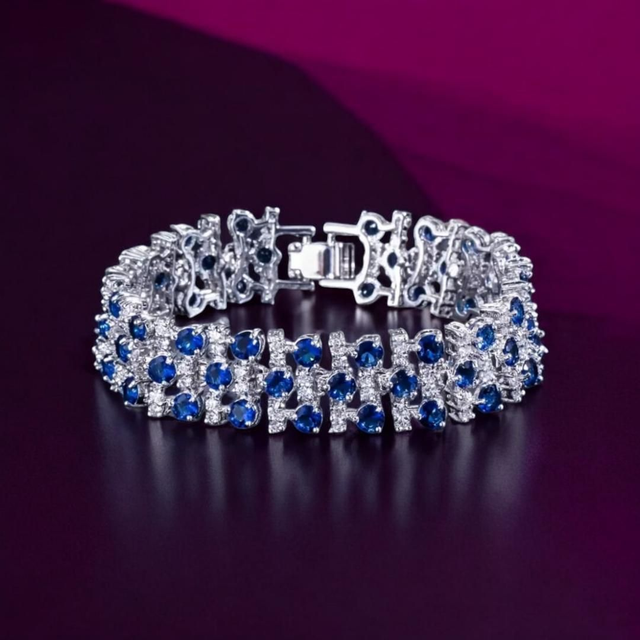 Bracelet Tennis en Zirconia d'Inspiration Vintage - Femme