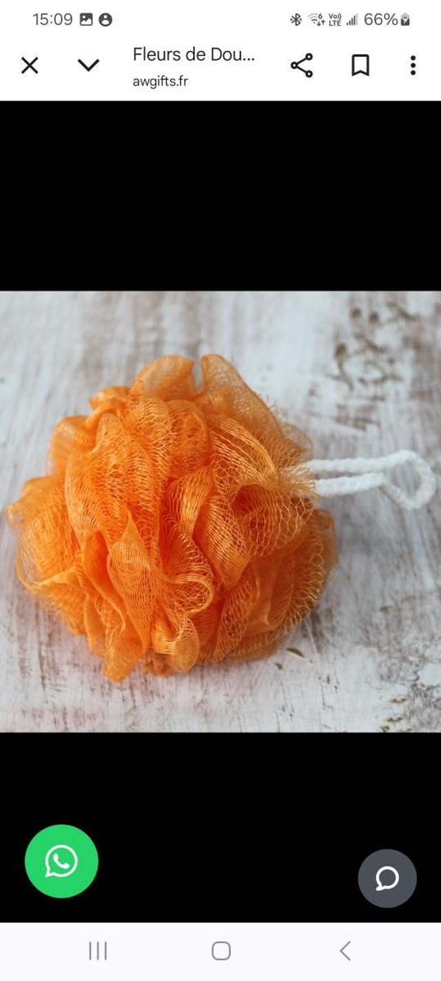 Fleur de douche Jaune