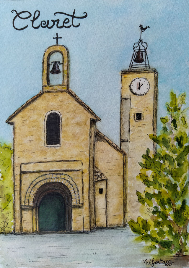 Grande carte "Claret" 13x18cm