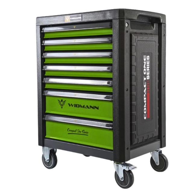 WIDMANN COMPACT ONE – 7  Drawers -272 pcs GREEN Toll Chest