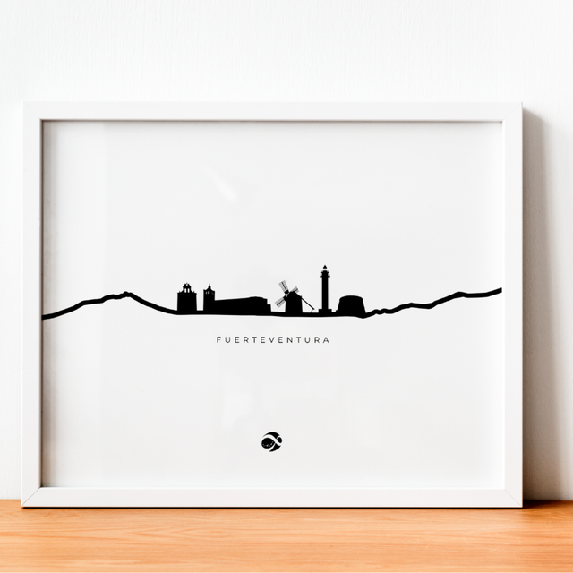 Lámina Skyline de Fuerteventura