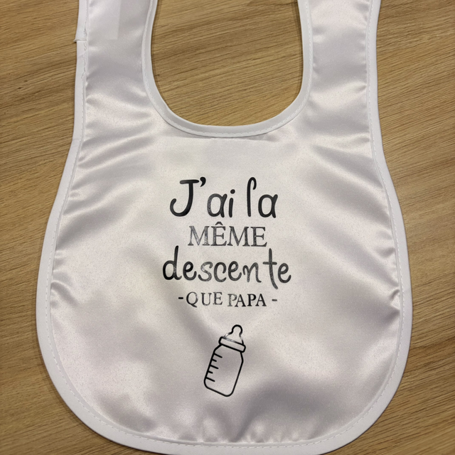 Bavoir personnalisé 