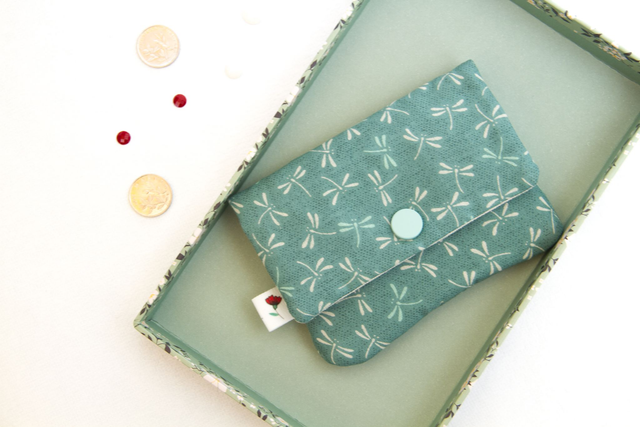 Monedero pequeño Libélulas Green