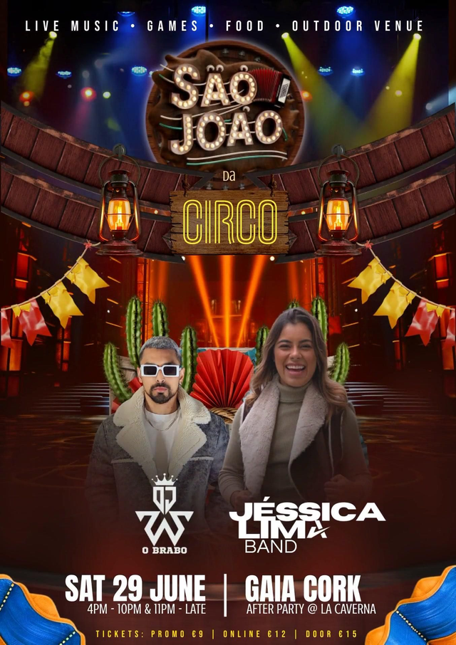 CIRCO FESTA JUNINA SAT 29/6/24