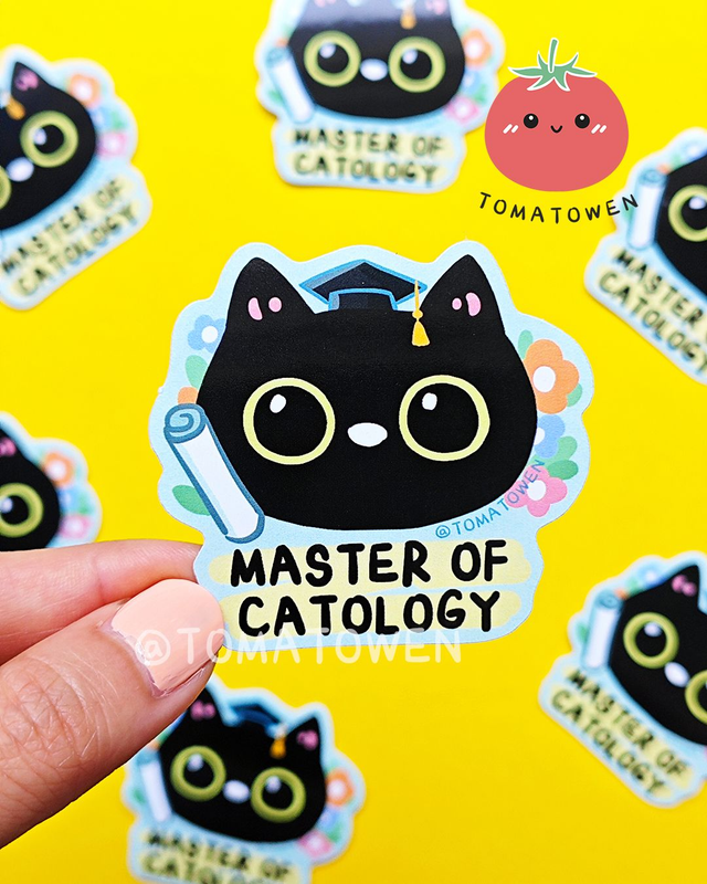 Sticker: Graduate Master of Catology