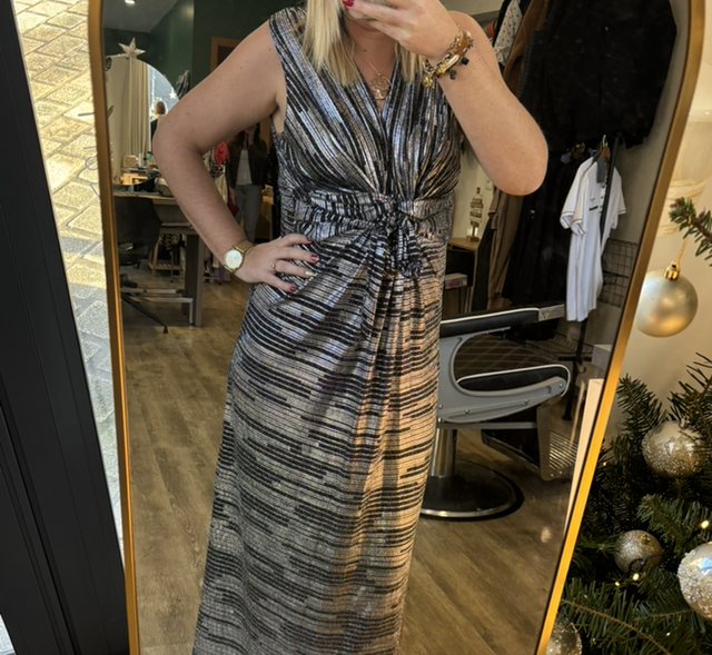 Robe nuit scintillante 