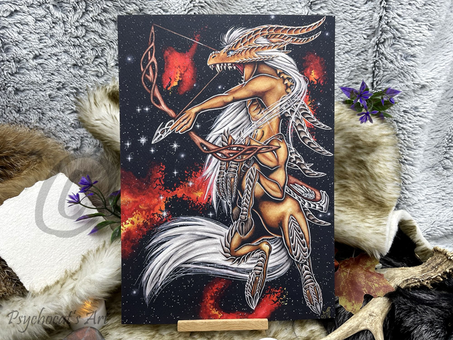 Sagittarius Sagittaire 21X30cm