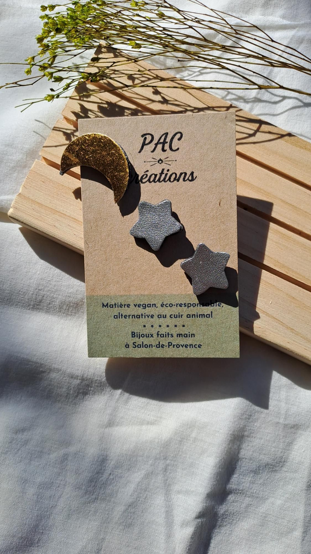 Pin's en matières végétales de pommes et 