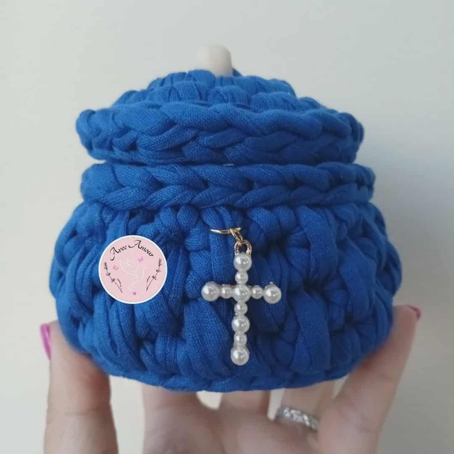  💙 Boîte à chapelet/bijoux 