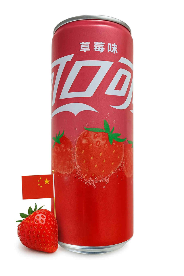 China Strawberry fraise 330 ml