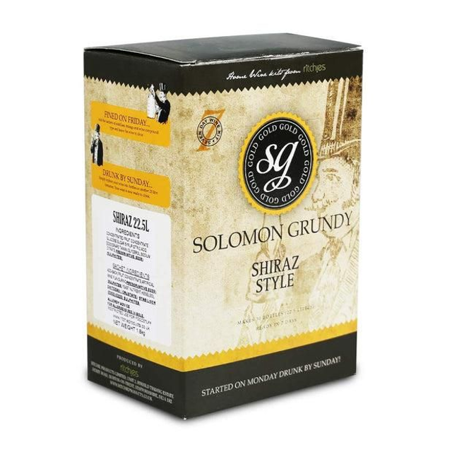 Shiraz - Solomon Grundy Gold Range 30 bottle