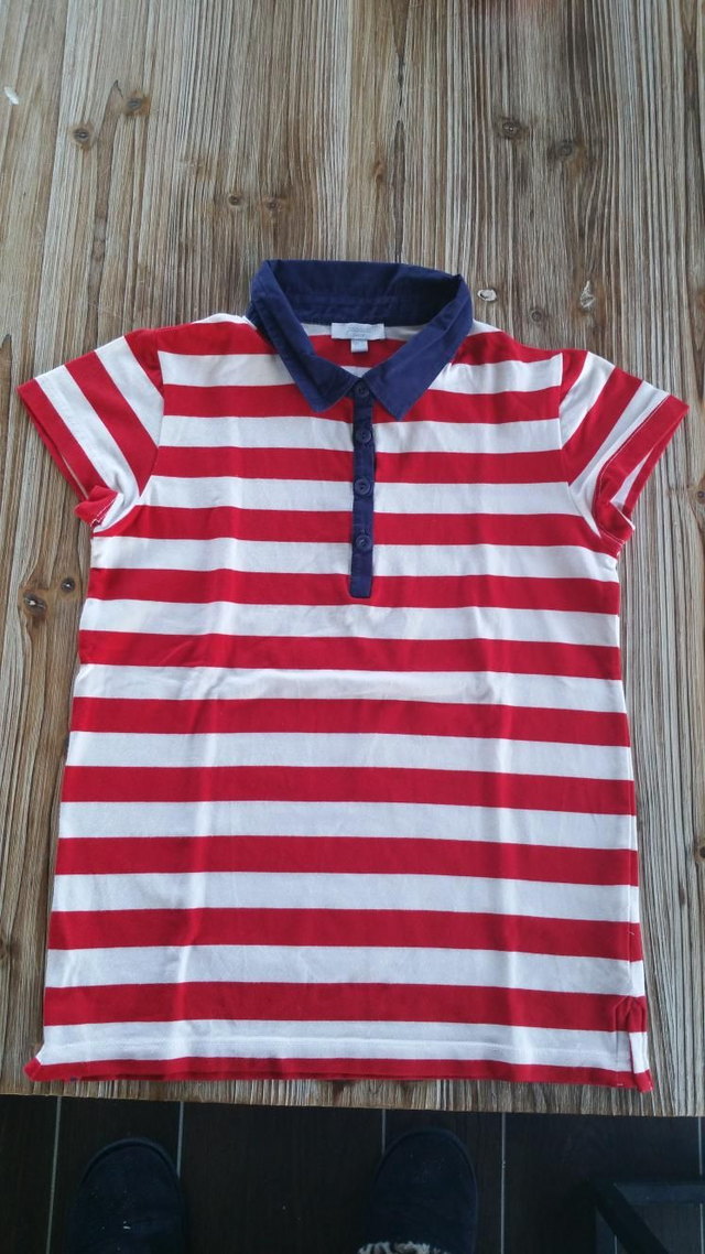 Polo marinière à col Jacadi 10 ans