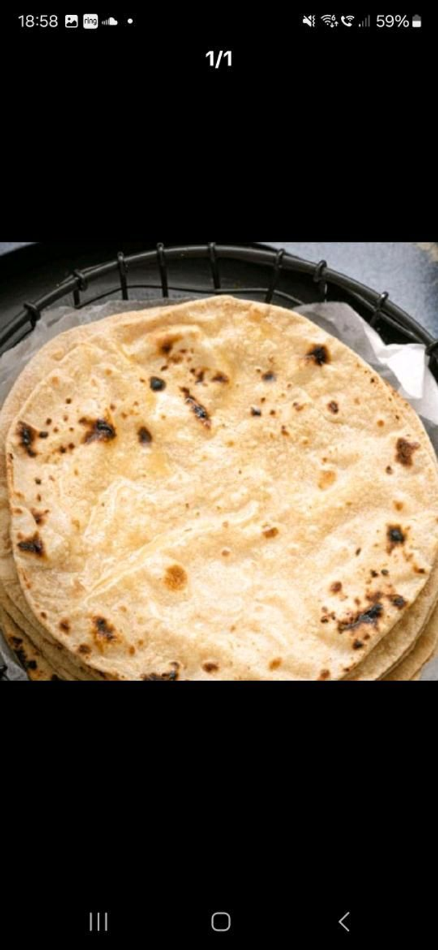 10 home made chappaties