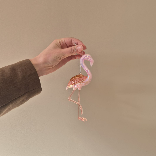 Kersthanger Flamingo