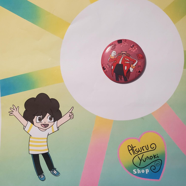 Eggman/Robotnik / Rainbow Badges / Serie 10 / Sonic / (Design by Atsuru_Yunoki (me) )