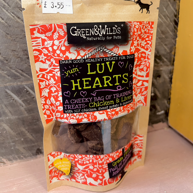 Green &amp; Wild’s Luv Hearts 100g