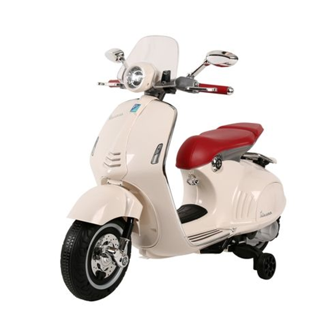 GIOCHI GARDEN , Vespa elettrica per bambini Piaggio 946 12V BIANCA