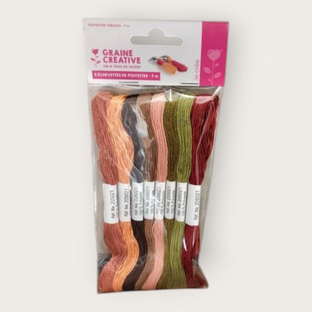 8 échevettes automne 