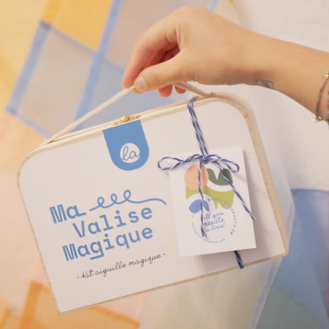 Kit Punch Needle Ma Valise Magique ✨ | Aiguille moyenne réglable