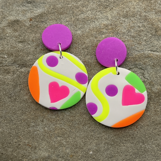 Bold statement earrings