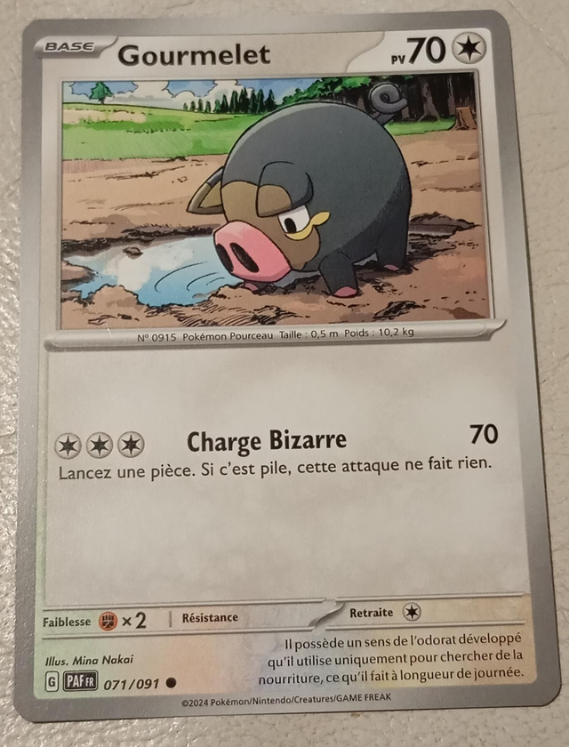 Carte pokémon Gourmelet