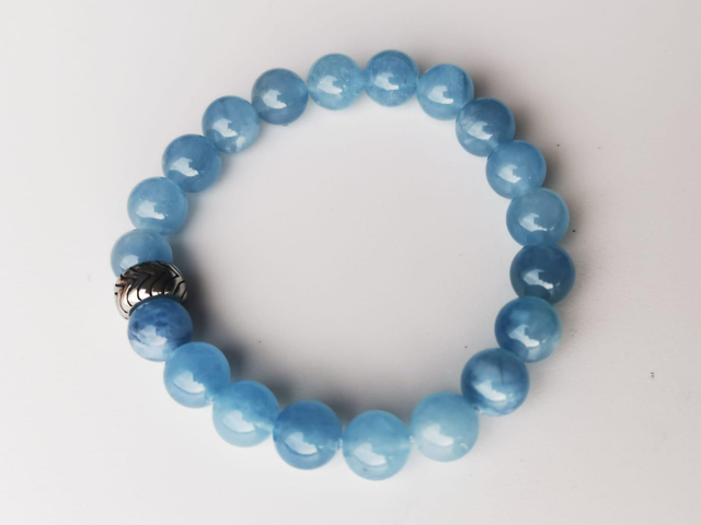 Bracelets AIGUE MARINE 8MM