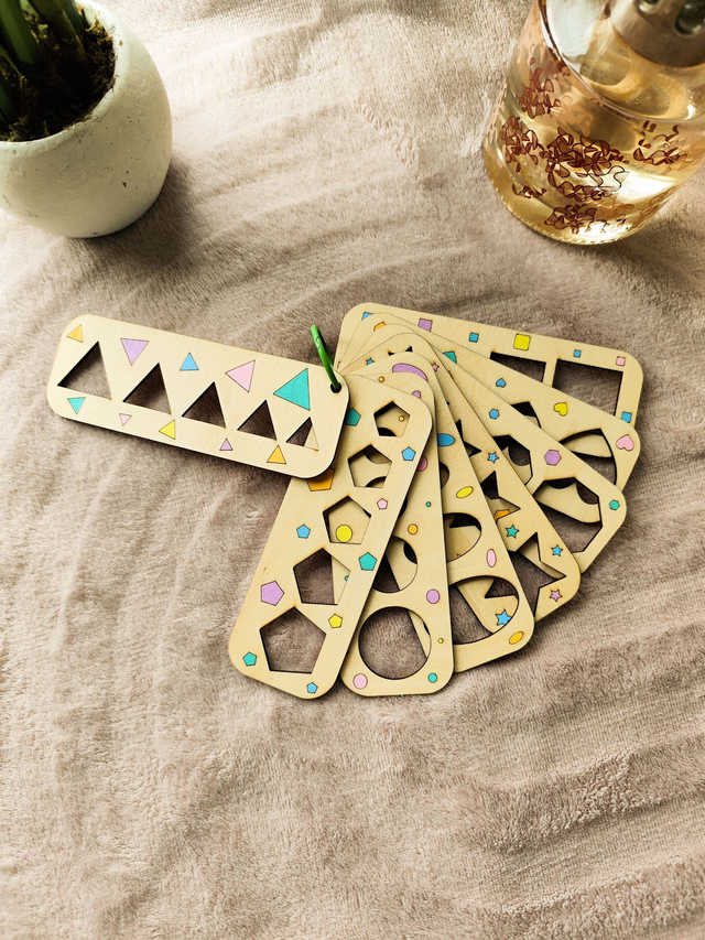 Lot de 8 règles de traçage