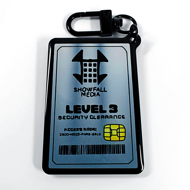 Generation Loss &quot;Showfall Card&quot; Keychain