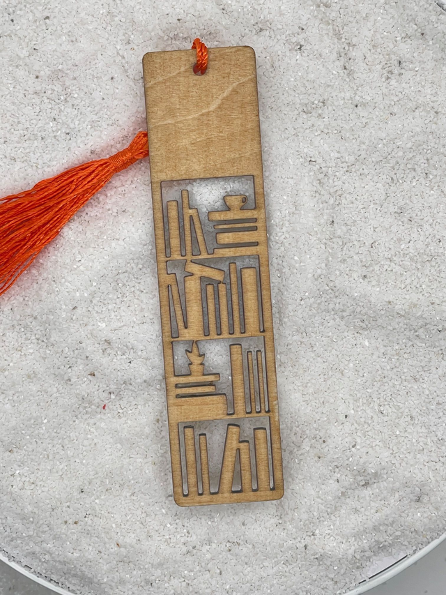 Marque page bibliothèque.