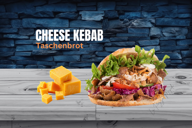 Cheese Kebab im (Taschenbrot)