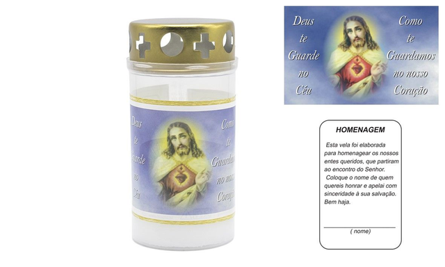 Bougie Religieuse Jésus