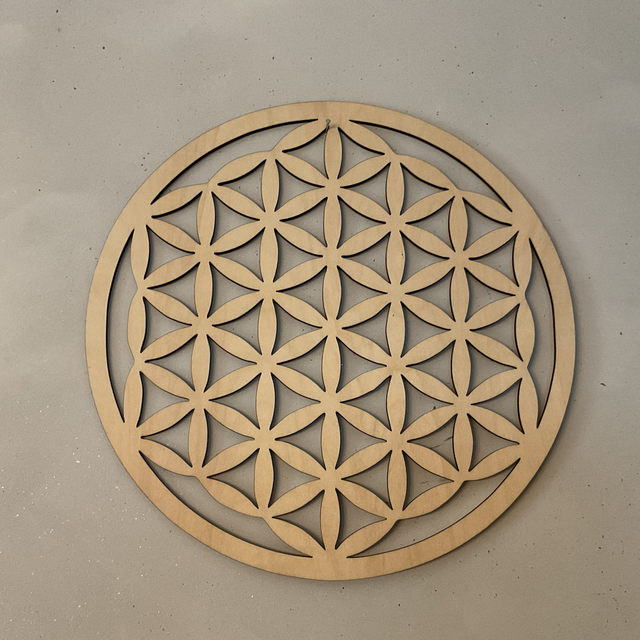 Fleur de vie 29 cm clair