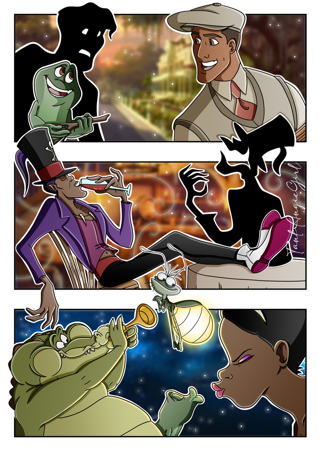 Planche Princesse Et La Grenouille