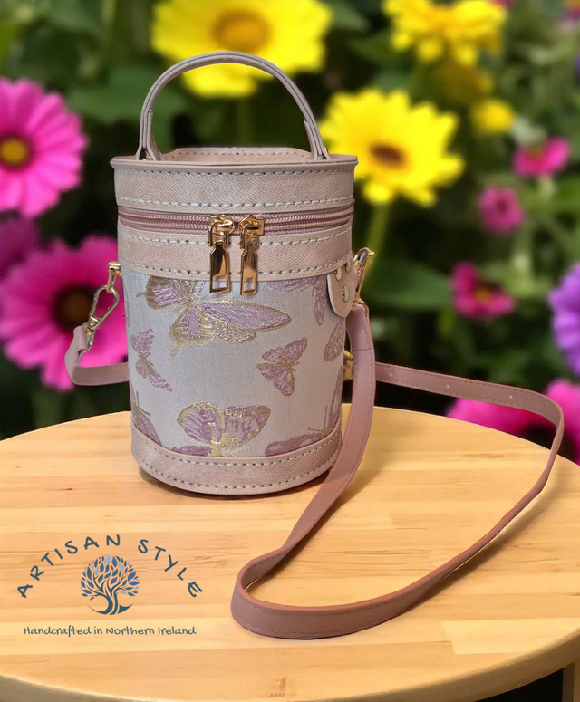 Handstitched Cylinder Bag