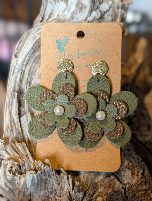 Boucles d'oreilles Collection Marguerite m072