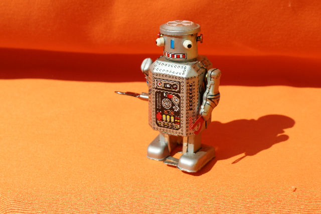 Blechspielzeug Roboter