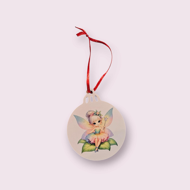Boule de Noël attache Fée 