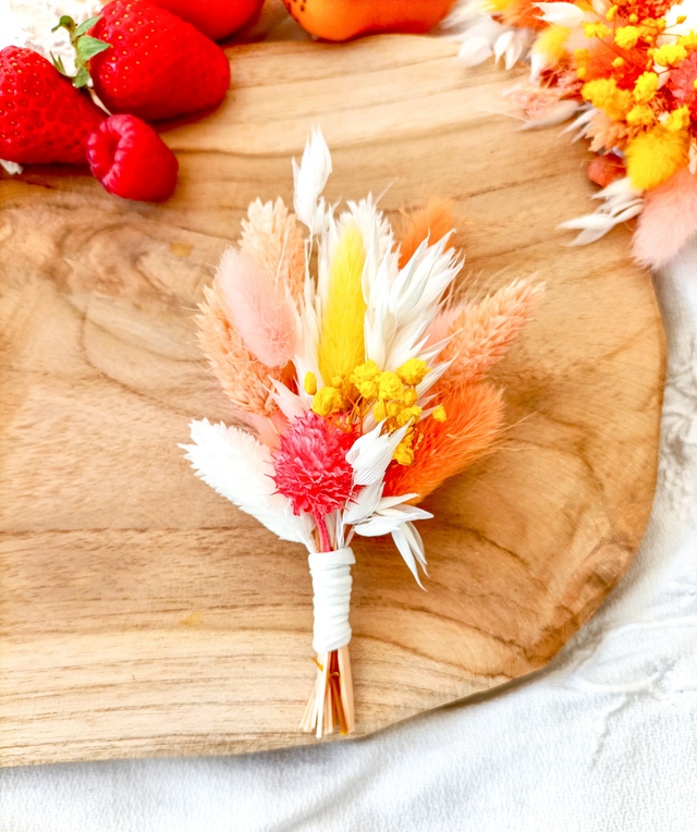 Boutonnière Sucres et Soleil